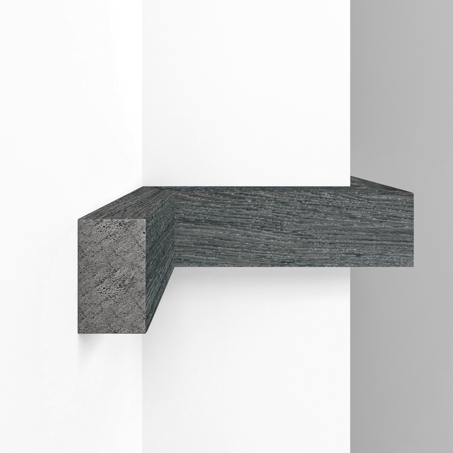 Рейка декоративная Decomaster Eco Line D049-87 Дуб титан 2900×50×30