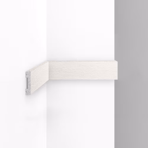 Молдинг из полистирола Decomaster Eco Line D162-1070 Дуб молочный 2900×41×10