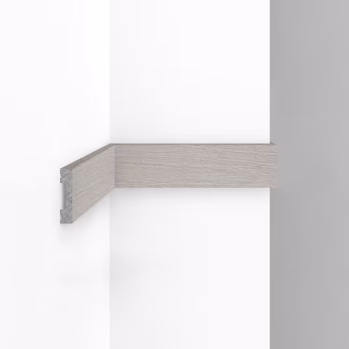 Молдинг из полистирола Decomaster Eco Line D162-77 Дуб капучино 2900×41×10