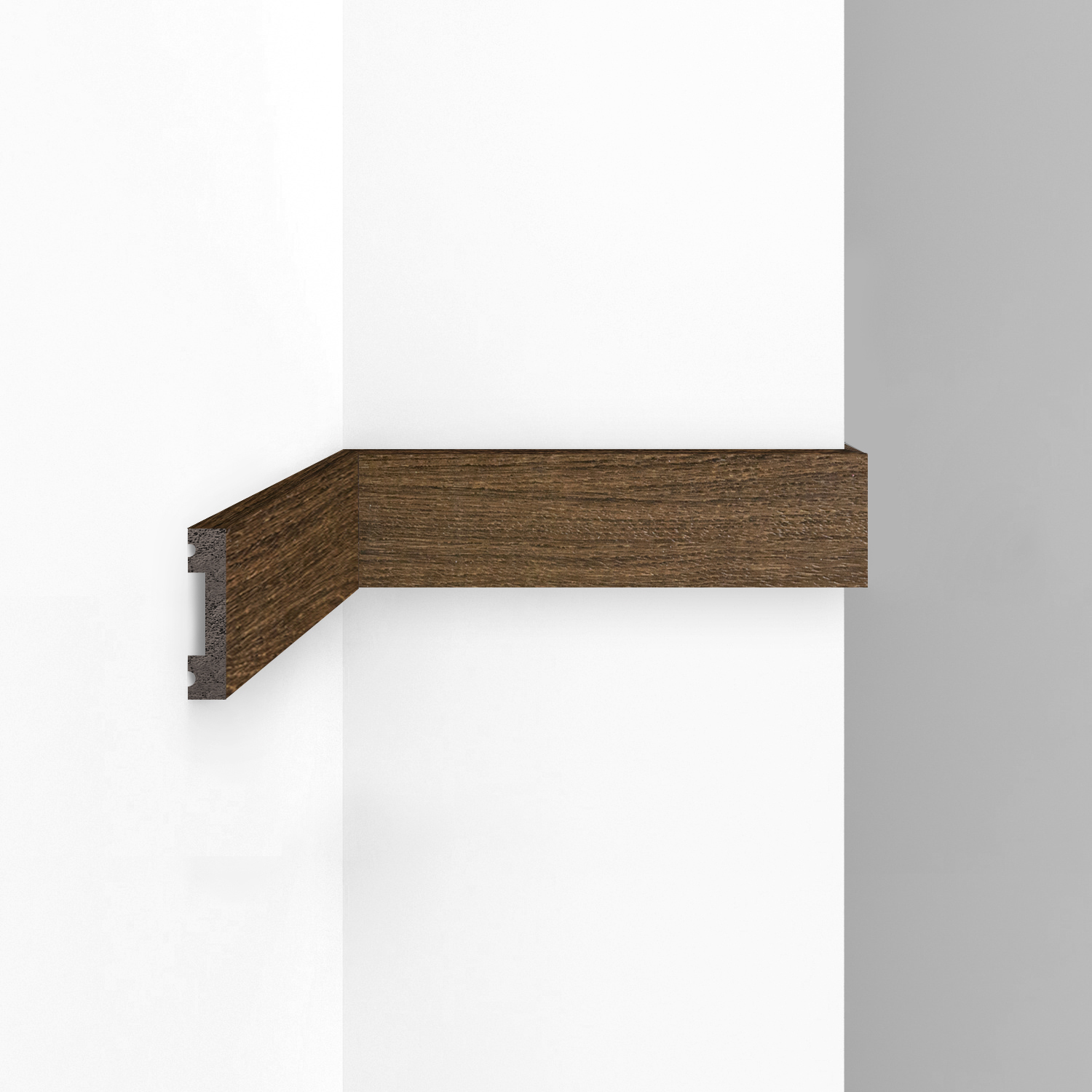 Молдинг из полистирола Decomaster Eco Line D162-81 Орех 2900×41×10