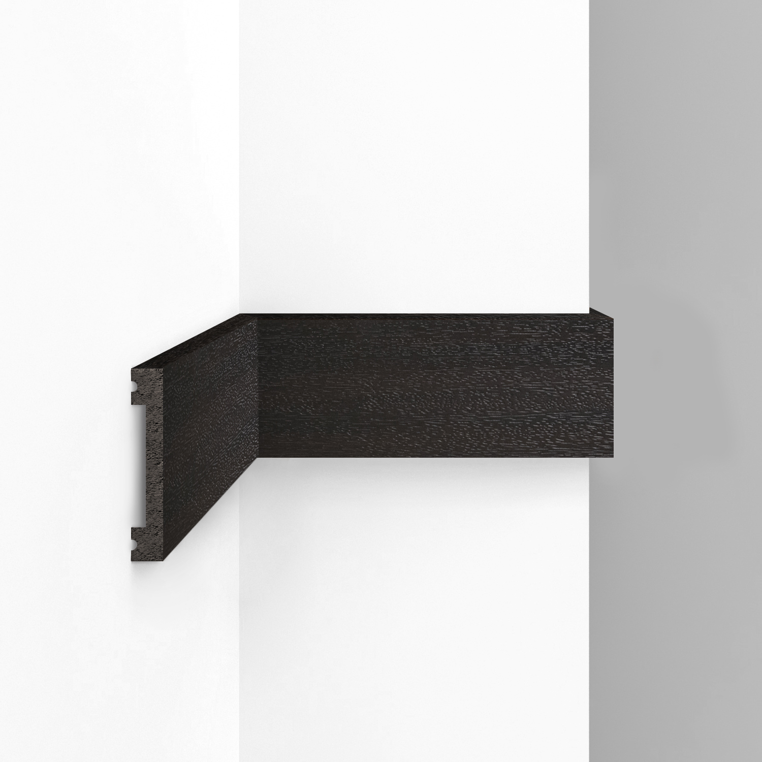 Молдинг из полистирола Decomaster Eco Line D157-433 Венге 2900×66×13