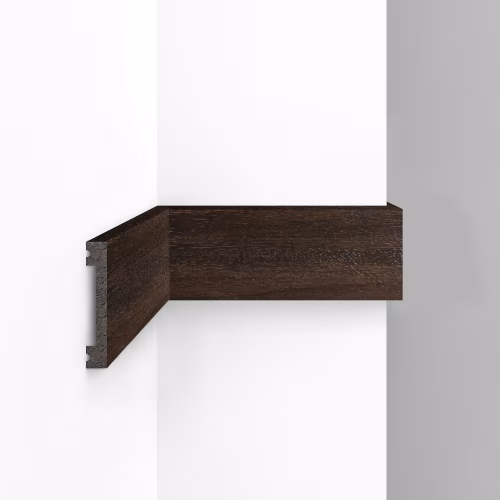 Молдинг из полистирола Decomaster Eco Line D157-438 Махагон 2900×66×13