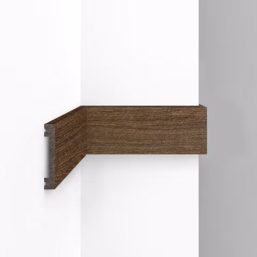 Молдинг из полистирола Decomaster Eco Line D157-81 Орех 2900×66×13