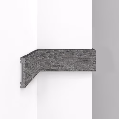 Молдинг из полистирола Decomaster Eco Line D157-86 Дуб скандинавский 2900×66×13