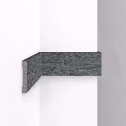 Молдинг из полистирола Decomaster Eco Line D157-87 Дуб титан 2900×66×13