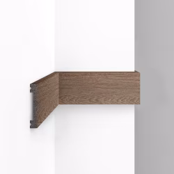 Молдинг из полистирола Decomaster Eco Line D157-88 Дуб натуральный 2900×66×13