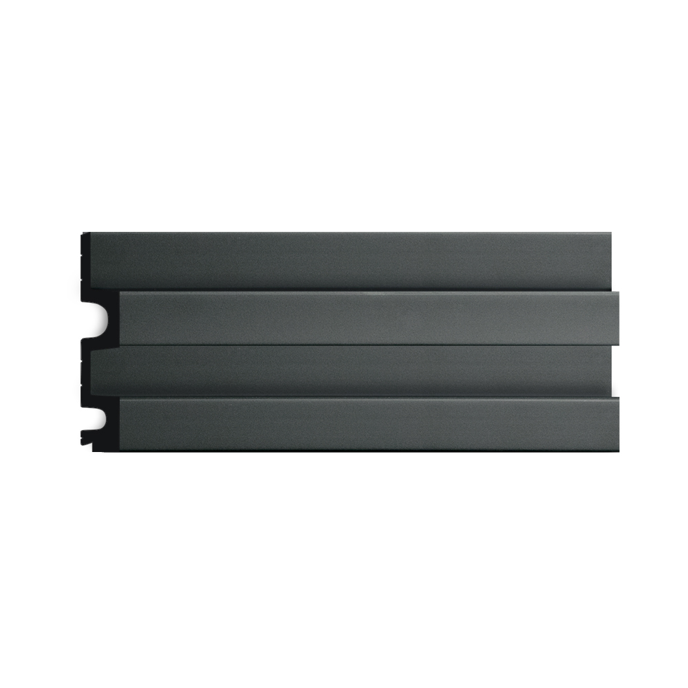 Стеновая панель Decomaster Eco Line D302-112 Серый матовый 2900×122×21