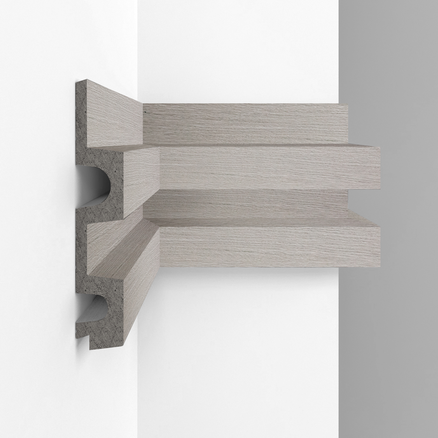 Стеновая панель Decomaster Eco Line D302-77 Дуб капучино 2900×122×21