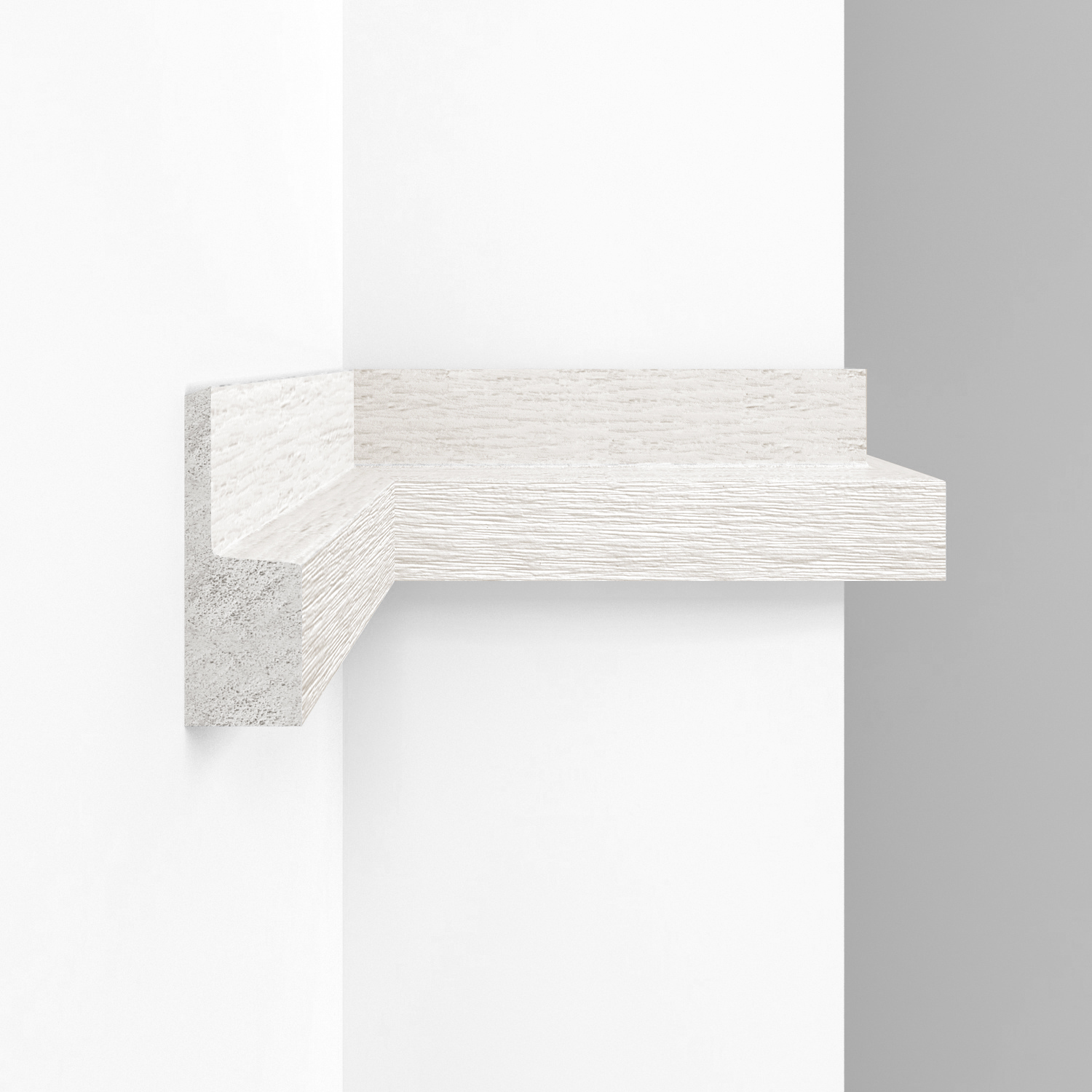 Финишный молдинг Decomaster Eco Line D305-1070 Дуб молочный 2900×61×21