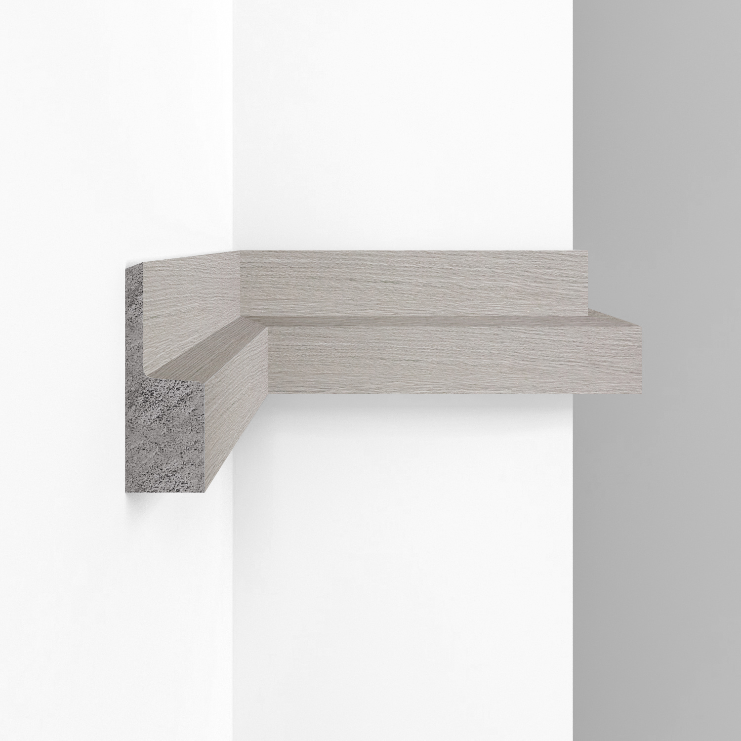 Финишный молдинг Decomaster Eco Line D305-77 Дуб капучино 2900×61×21