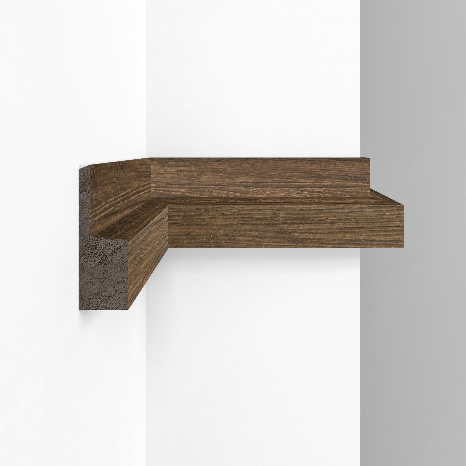 Финишный молдинг Decomaster Eco Line D305-81 Орех 2900×61×21