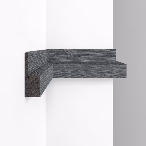 Финишный молдинг Decomaster Eco Line D305-87 Дуб титан 2900×61×21