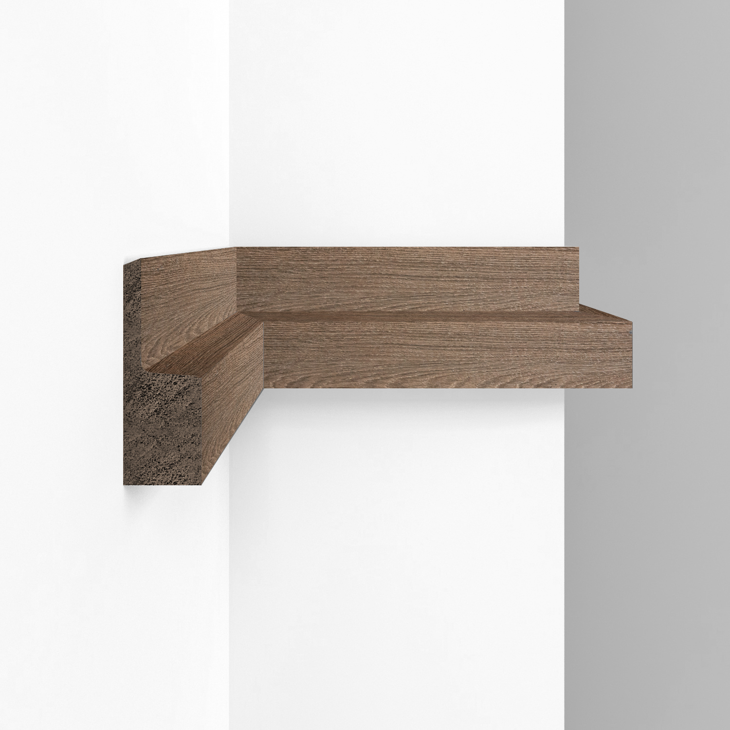 Финишный молдинг Decomaster Eco Line D305-88 Дуб натуральный 2900×61×21