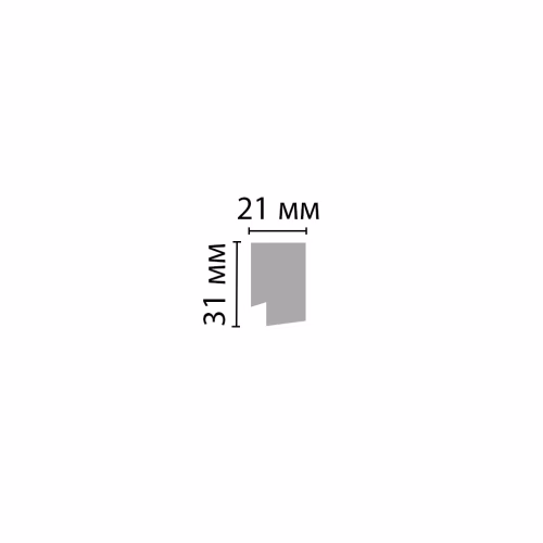 Финишный молдинг Decomaster Eco Line D405-1632 2900×31×21