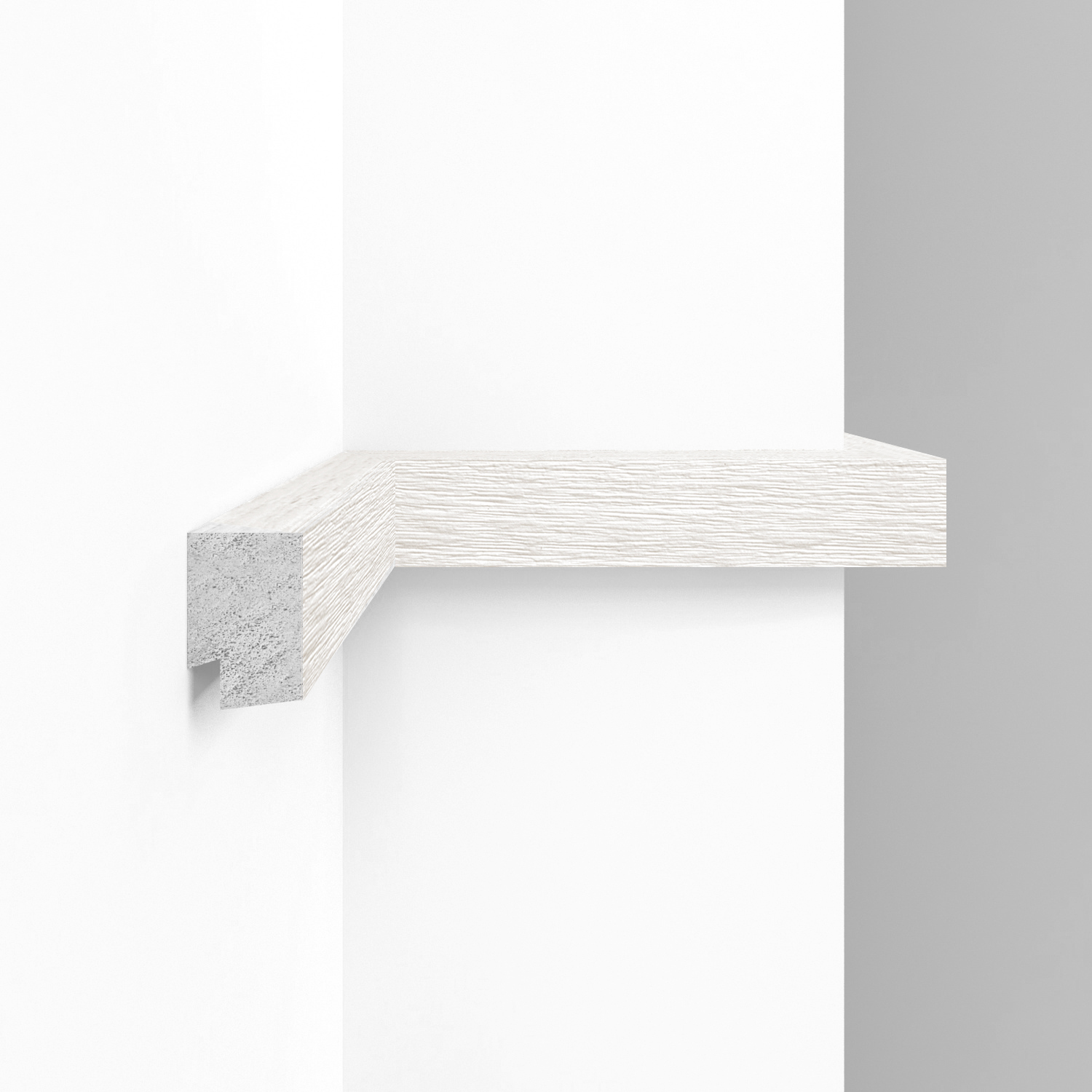 Финишный молдинг Decomaster Eco Line D405-1070 Дуб молочный 2900×31×21