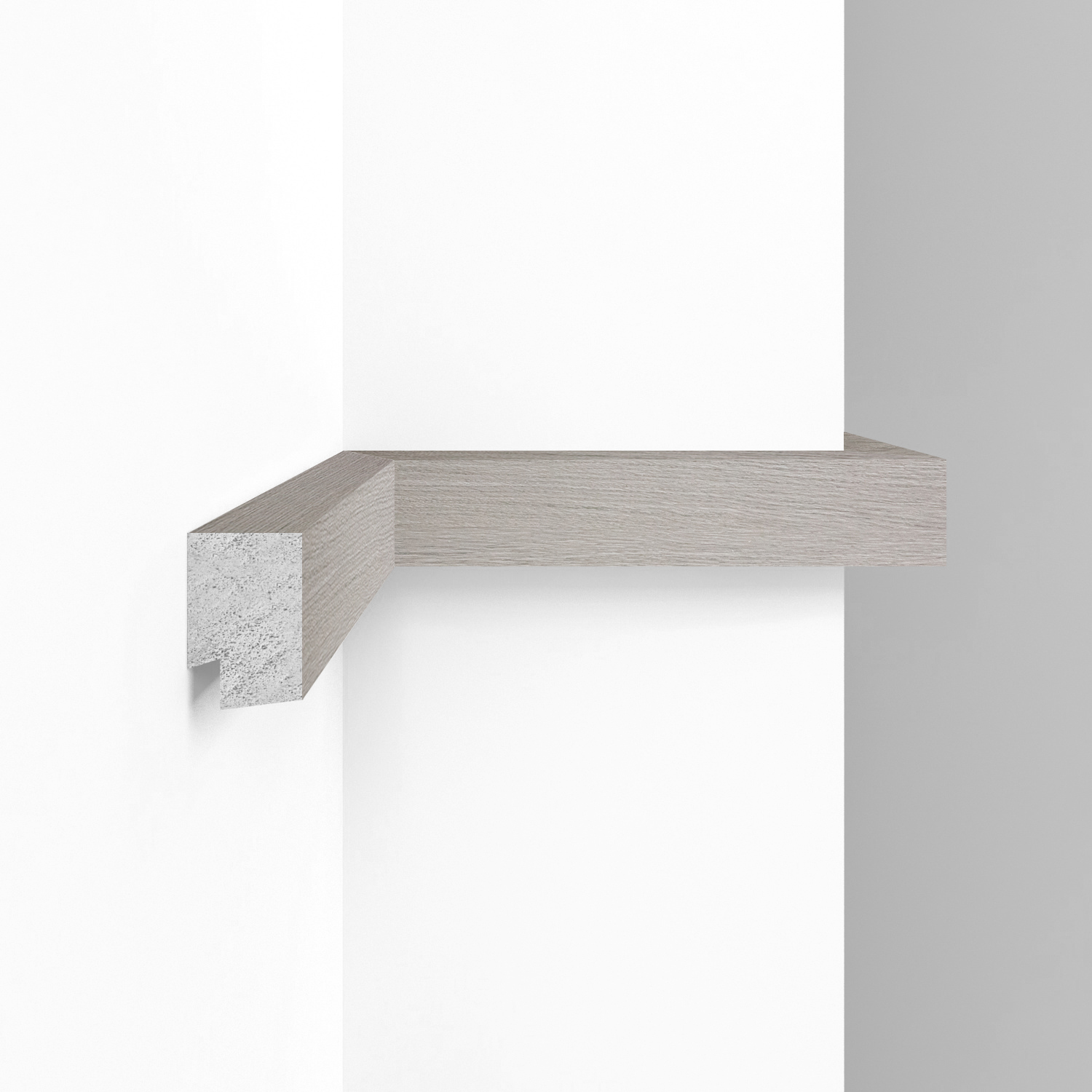 Финишный молдинг Decomaster Eco Line D405-77 Дуб капучино 2900×31×21