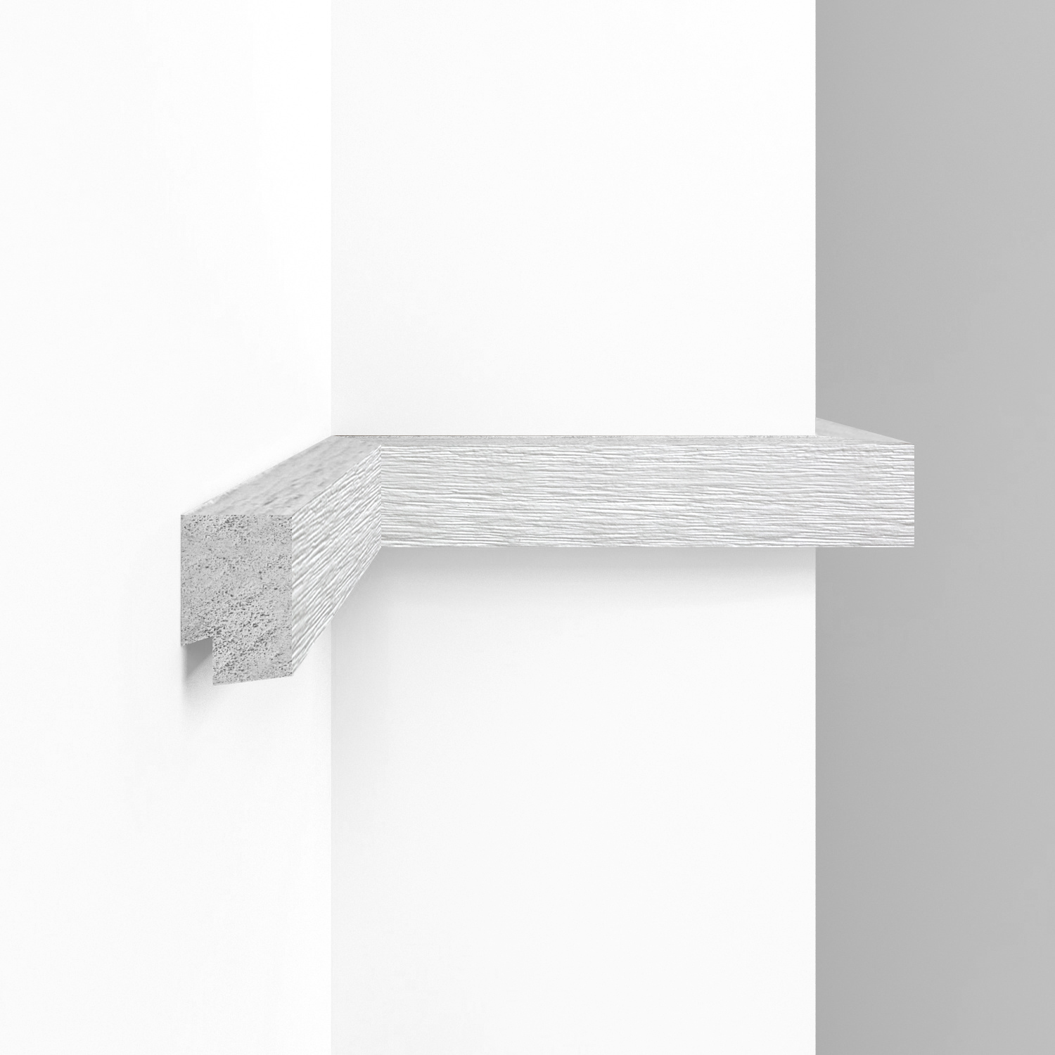 Финишный молдинг Decomaster Eco Line D405-84 Ясень белый 2900×31×21