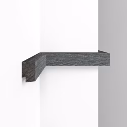 Финишный молдинг Decomaster Eco Line D405-87 Дуб титан 2900×31×21