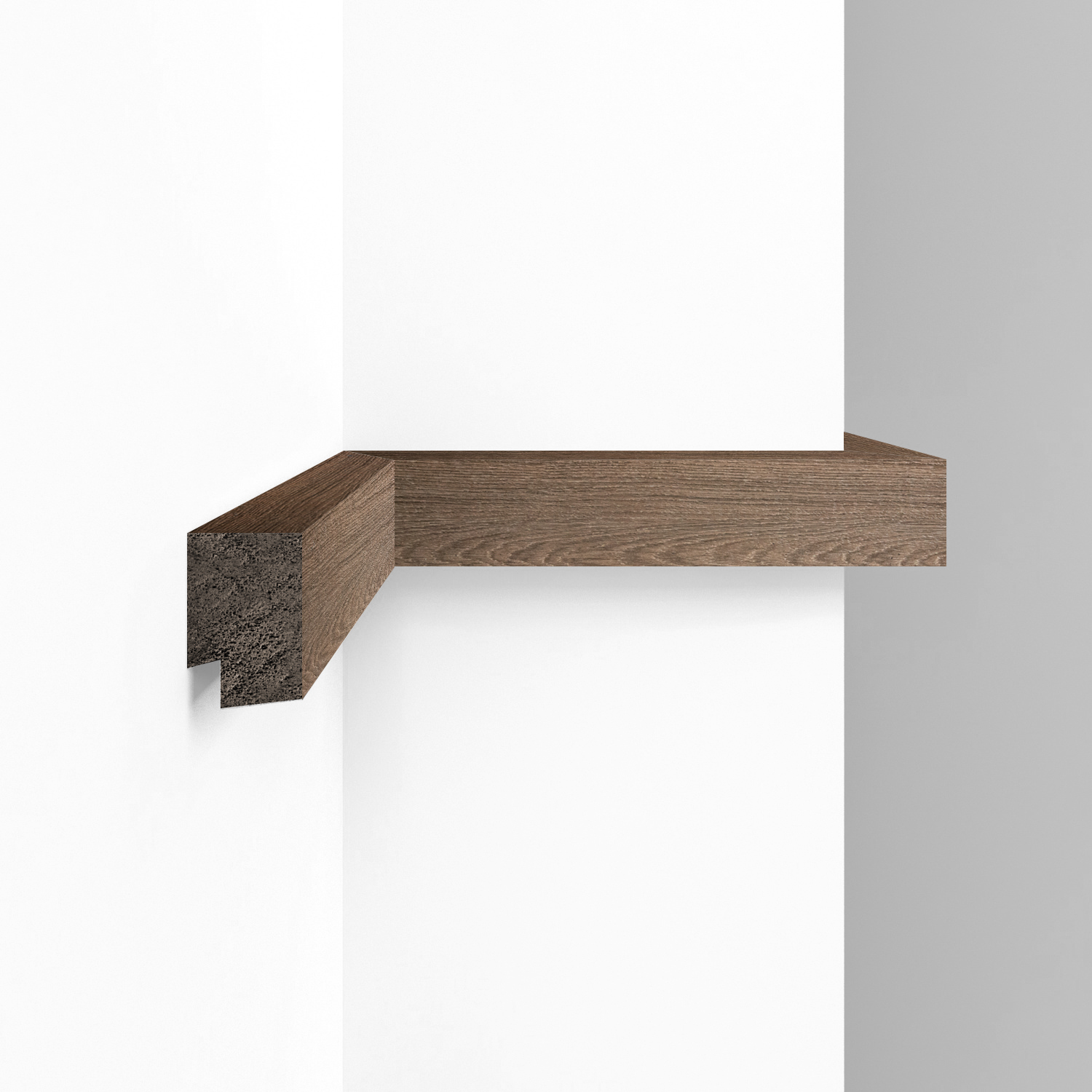 Финишный молдинг Decomaster Eco Line D405-88 Дуб натуральный 2900×31×21