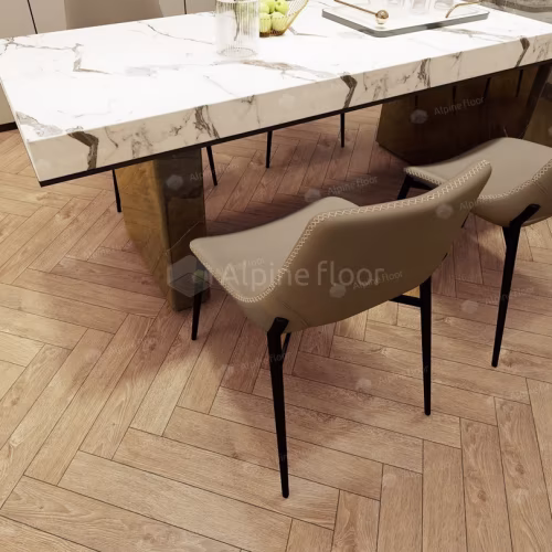 Ламинат Alpine Floor Herringbone 12 Дуб Тироль LF105-07 венгерская елка 600×100×12