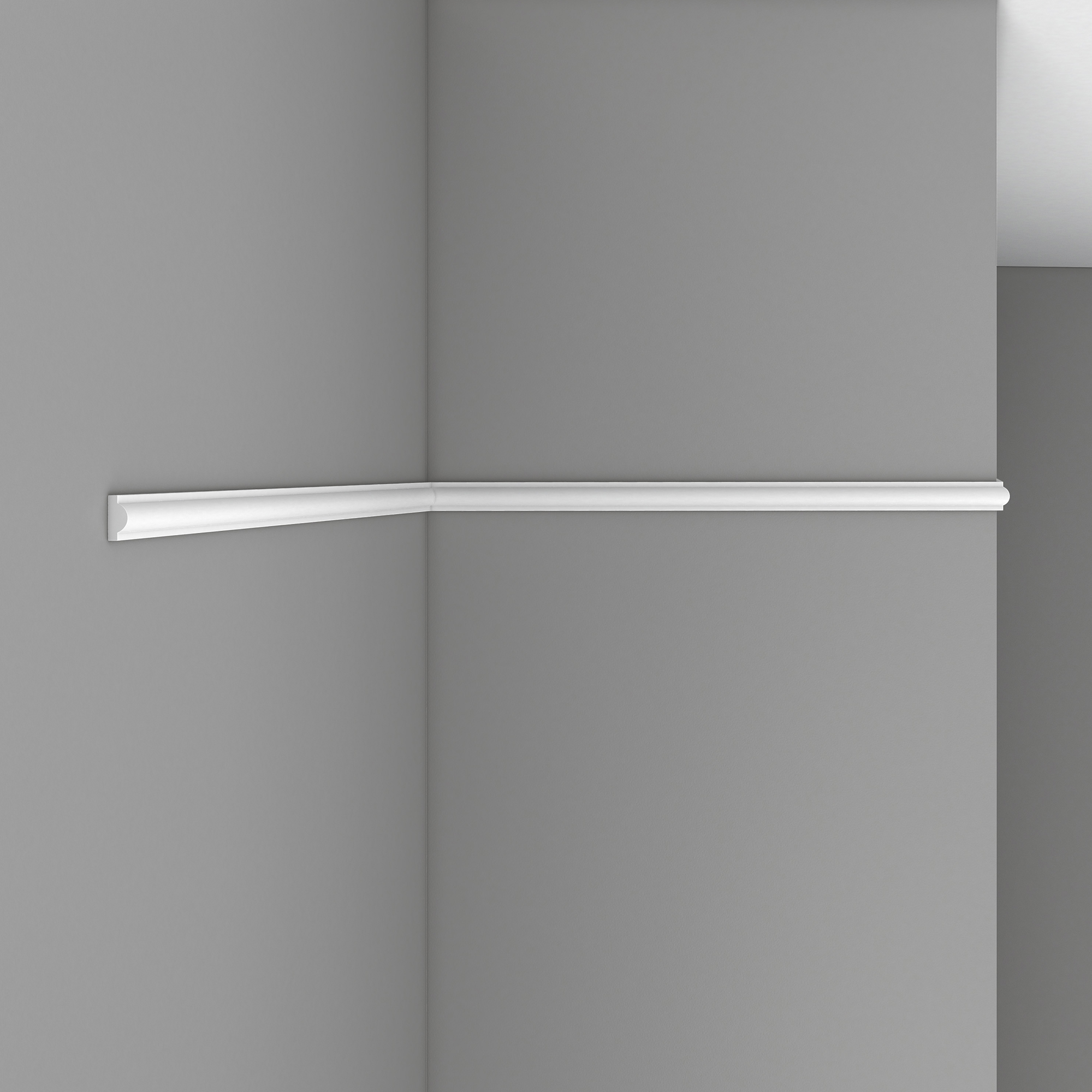 Молдинг из полиуретана под покраску Decomaster 97202 2400×20×9