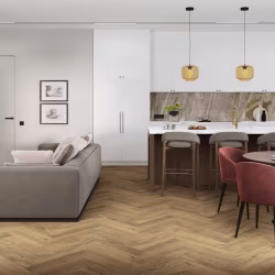 Кварцвиниловый SPC ламинат Damy Floor London Кембридж 200410EL-01 венгерская елка 615×123×4