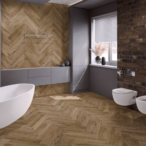 Кварцвиниловый SPC ламинат Damy Floor London Кембридж 200410EL-01 венгерская елка 615×123×4