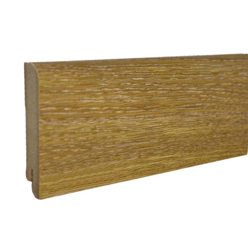 Плинтус МДФ ламинированный DeArtio Дуб желтый B302-15 2050×80×16