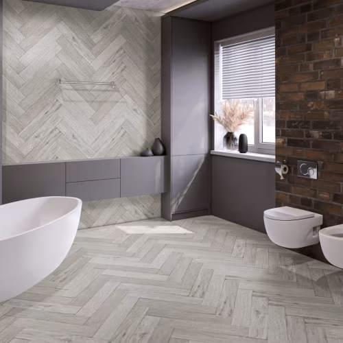 Кварцвиниловый SPC ламинат Damy Floor London Йорк 191023EL-04 венгерская елка 615×123×4