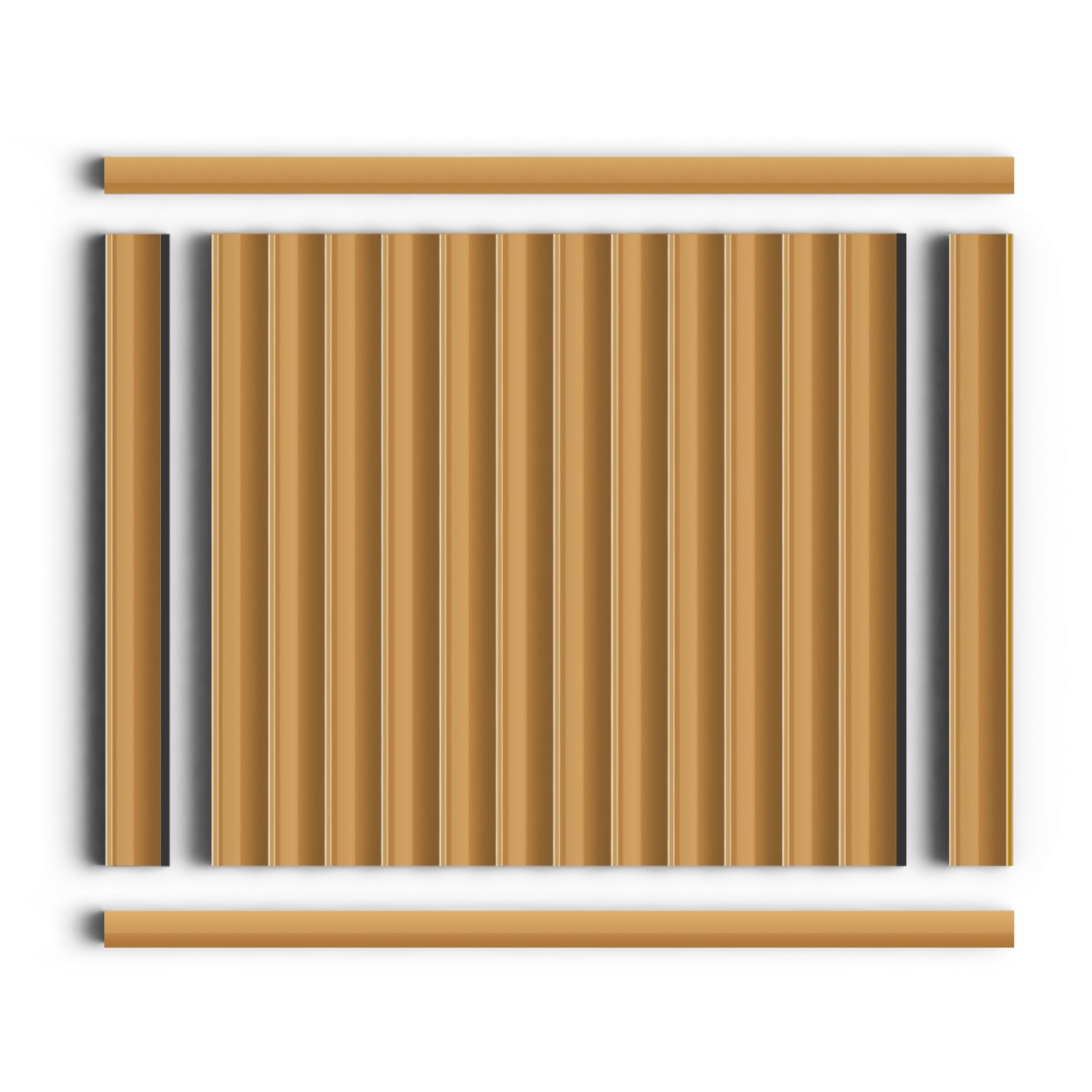 Молдинг из полистирола Hiwood D15V2 G365 2700×15×15