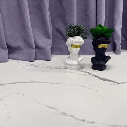 Кварцвиниловый SPC ламинат Vinilam Ceramo Stone Итальянский мрамор 83444 940×470×8