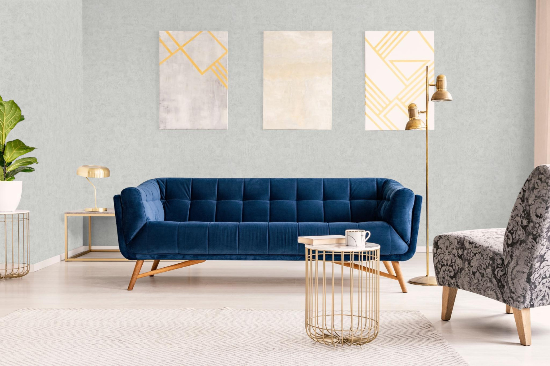 Обои Marburg Kumano 34568 10,05×1,06 фото в интерьере