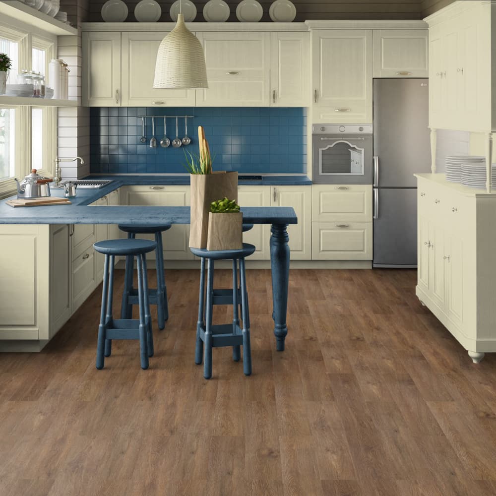 Кварцвиниловая плитка Tarkett Art Vinyl клеевая New Age Orto 914,4×152,4×2,1 фото в интерьере