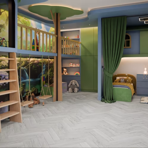 Кварцвиниловый SPC ламинат Damy Floor London Кардифф 191023EL-05 венгерская елка 615×123×4