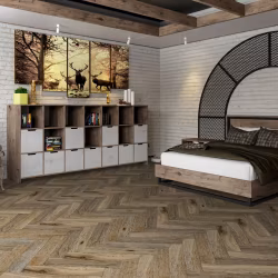 Кварцвиниловый SPC ламинат Damy Floor London Ковентри 190707EL-01 венгерская елка 615×123×4