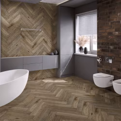 Кварцвиниловый SPC ламинат Damy Floor London Ковентри 190707EL-01 венгерская елка 615×123×4