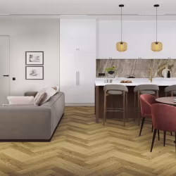 Кварцвиниловый SPC ламинат Damy Floor London Шеффилд 190902EL-07 венгерская елка 615×123×4