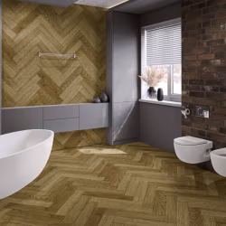 Кварцвиниловый SPC ламинат Damy Floor London Шеффилд 190902EL-07 венгерская елка 615×123×4