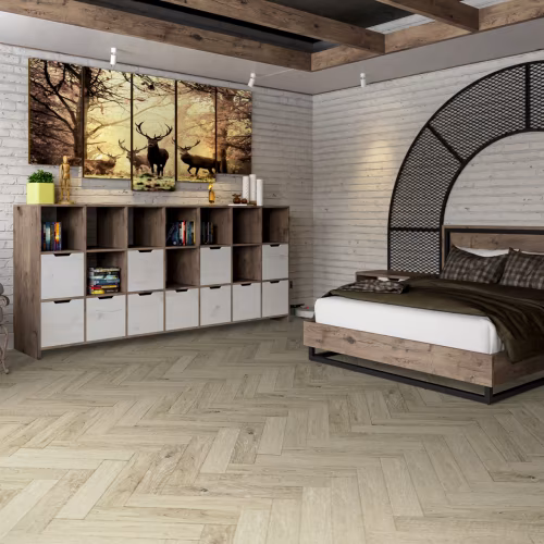 Кварцвиниловый SPC ламинат Damy Floor London Бристоль 191023EL-02 венгерская елка 615×123×4