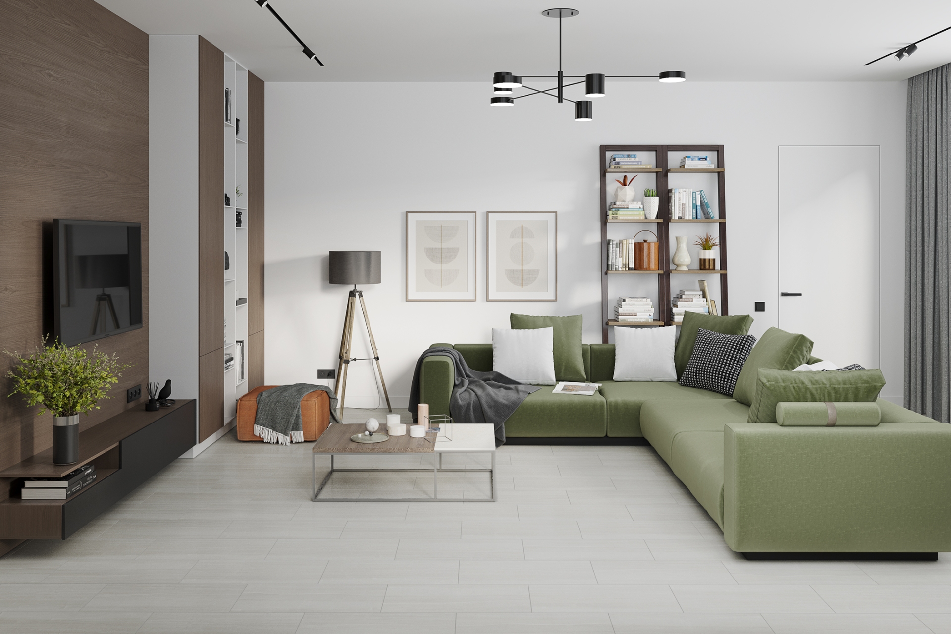 Кварцвиниловый SPC ламинат Damy Floor Ascent Strong Кайлас Kailash CDM271-03-ST 610×305×5 фото в интерьере