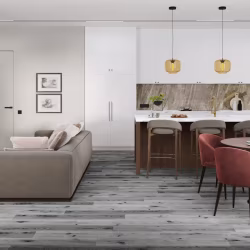 Кварцвиниловый SPC ламинат Damy Floor Family Дуб Сильвер T7020-23 1220×180×4