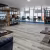 Кварцвиниловый SPC ламинат Damy Floor Family Дуб Классический Серый T7020-2 1220×180×4 фото в интерьере