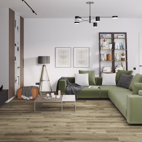 Кварцвиниловая плитка Damy Floor клеевая Family LVT Дуб Провинциальный T7020-4-LVT 1227×187×2,5
