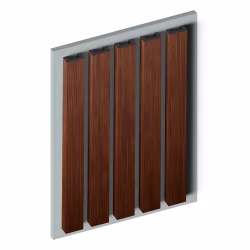 Рейка декоративная Hiwood LB40 BR396 2700×40×20