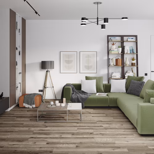 Кварцвиниловая плитка Damy Floor клеевая Family LVT Дуб Изысканный JC8271-7-LVT 1227×187×2,5