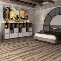 Кварцвиниловый SPC ламинат Damy Floor Family Дуб Изысканный JC8271-7 1220×180×4