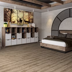 Кварцвиниловый SPC ламинат Damy Floor Family Дуб Имбирный 248-8 1220×180×4