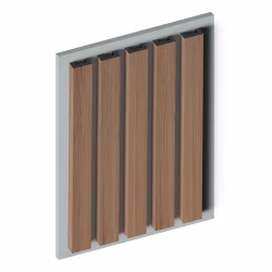 Рейка декоративная Hiwood LB40 BR417 2700×40×20