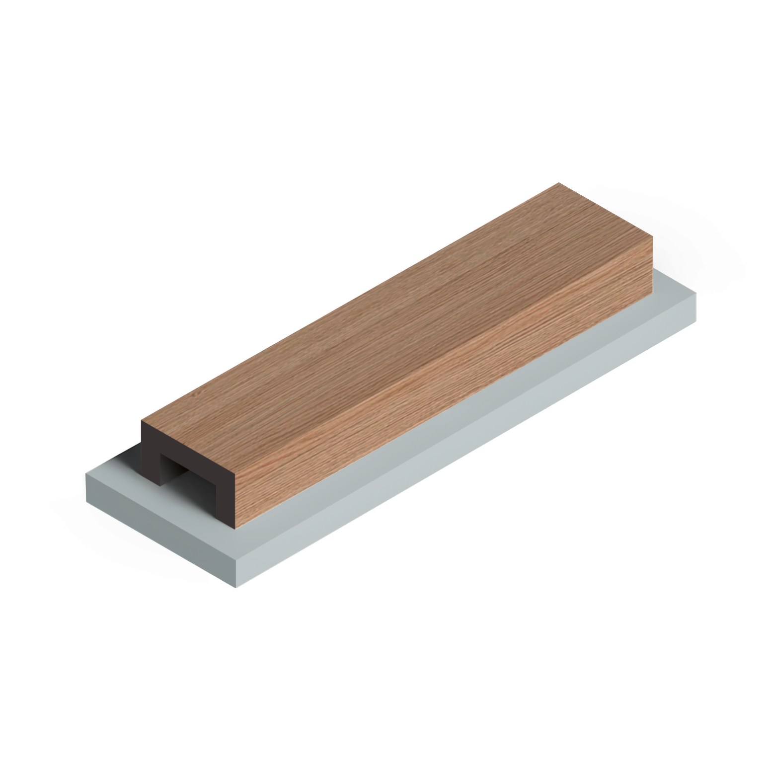 Рейка декоративная Hiwood LB40 BR417 2700×40×20