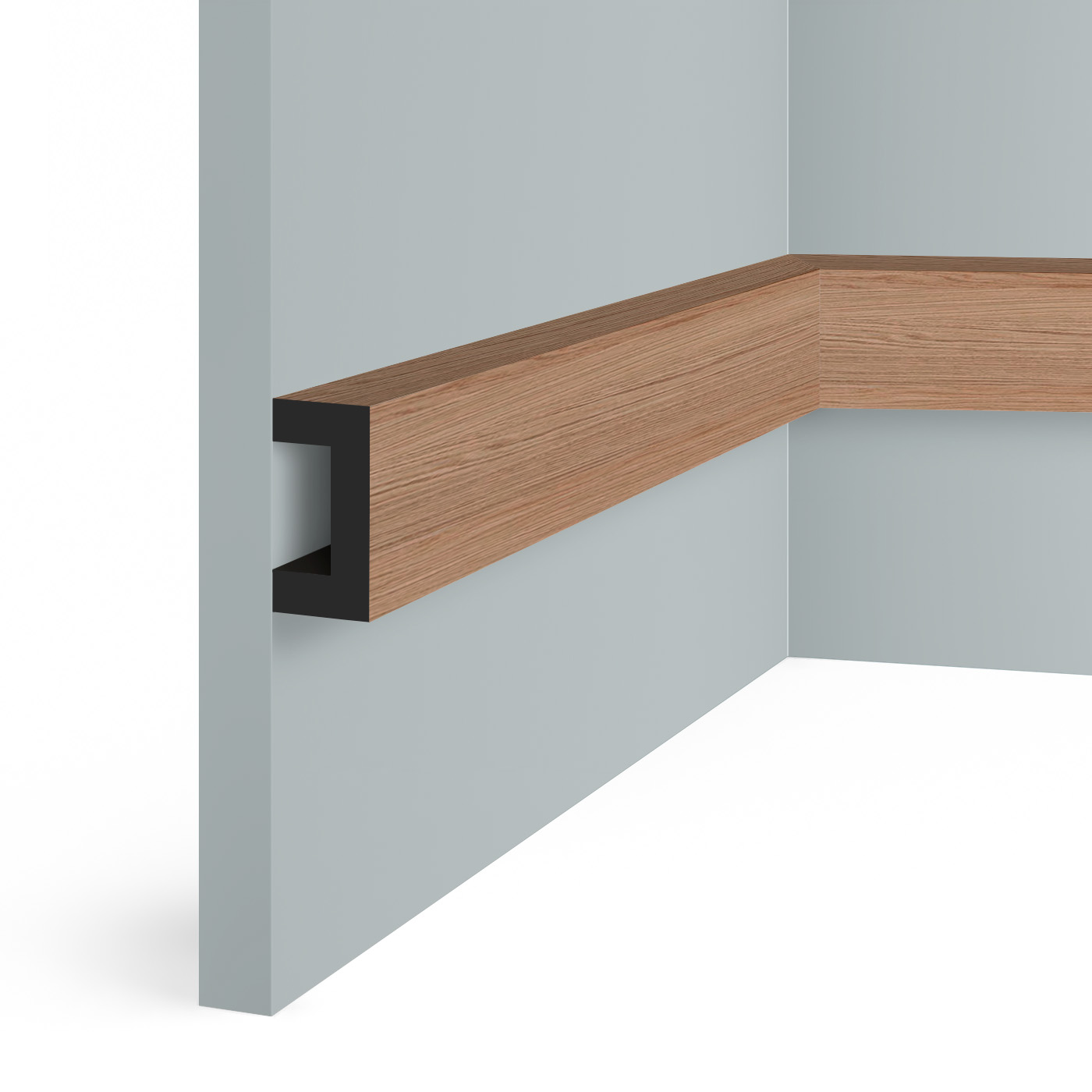 Рейка декоративная Hiwood LB40 BR417 2700×40×20